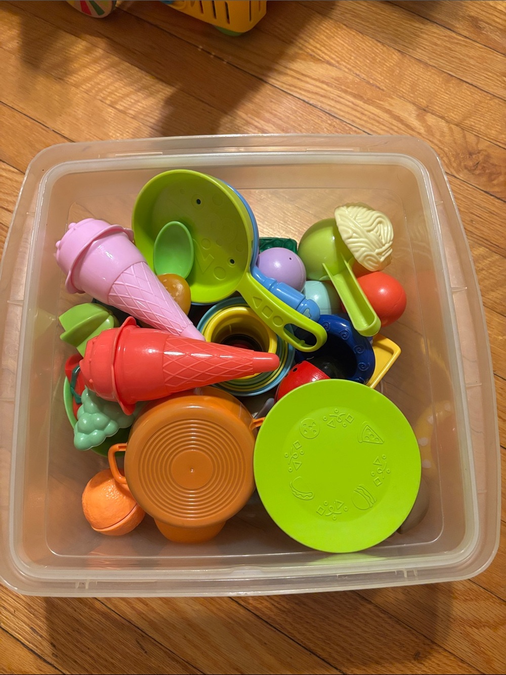 Kids Colorful Ice Cream & Play Kitchen Toy Set